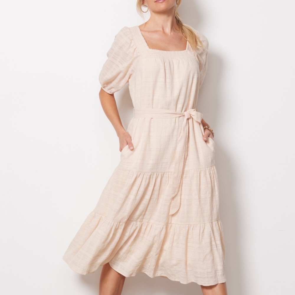 Evereve Carley Midi Dress Size Small